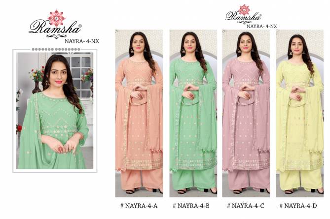 Nayra 4 By Ramsha Pakistani Suit Catalog